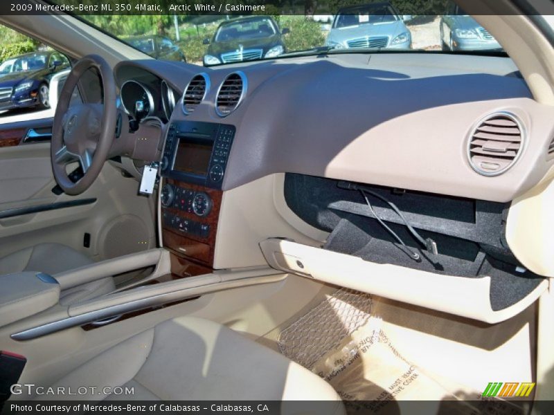 Arctic White / Cashmere 2009 Mercedes-Benz ML 350 4Matic