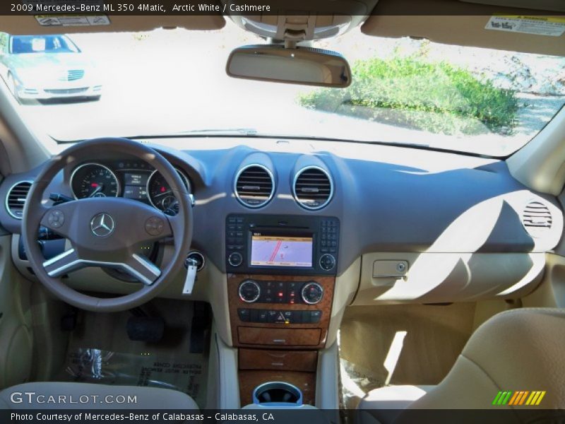 Arctic White / Cashmere 2009 Mercedes-Benz ML 350 4Matic