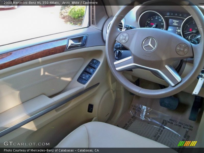 Arctic White / Cashmere 2009 Mercedes-Benz ML 350 4Matic