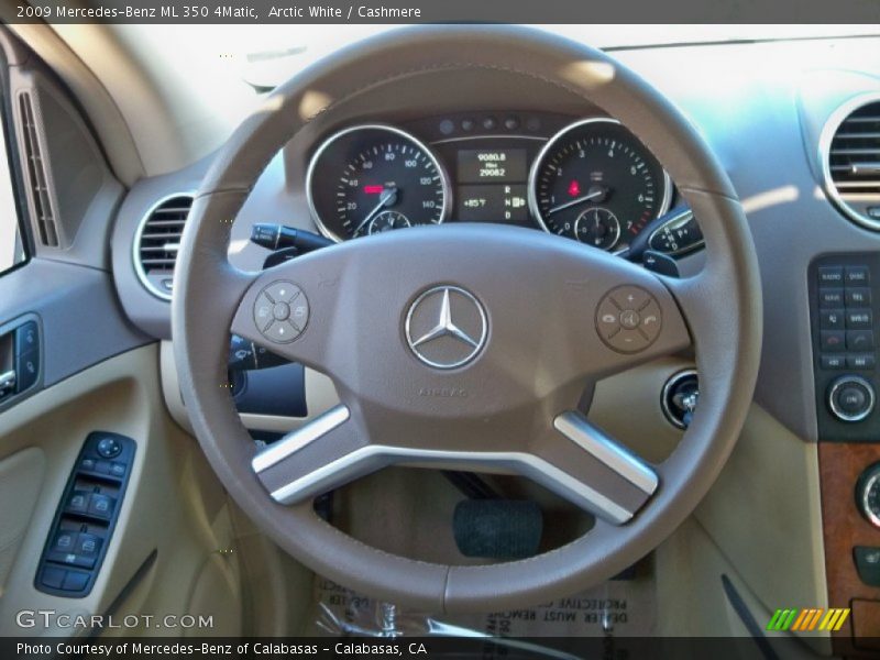 Arctic White / Cashmere 2009 Mercedes-Benz ML 350 4Matic