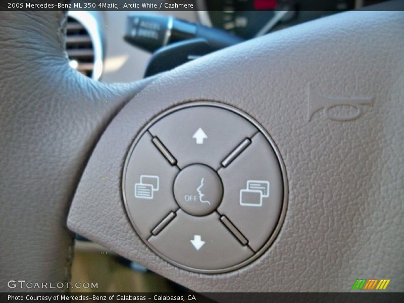 Arctic White / Cashmere 2009 Mercedes-Benz ML 350 4Matic