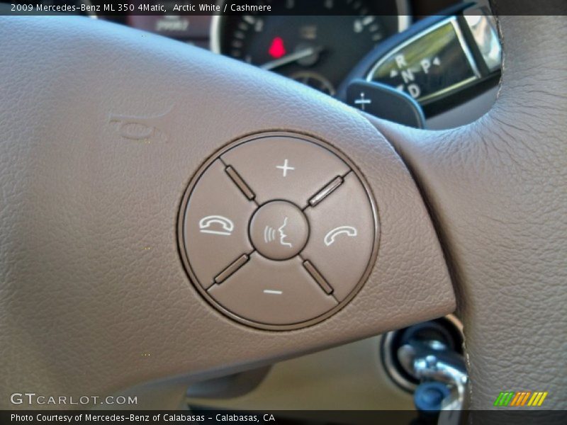 Arctic White / Cashmere 2009 Mercedes-Benz ML 350 4Matic