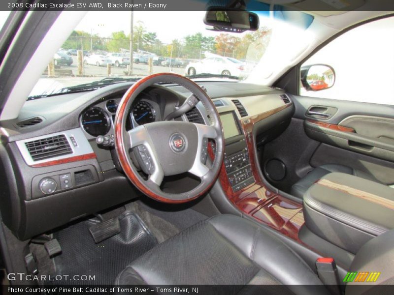 Black Raven / Ebony 2008 Cadillac Escalade ESV AWD