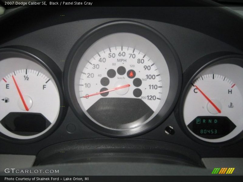 Black / Pastel Slate Gray 2007 Dodge Caliber SE