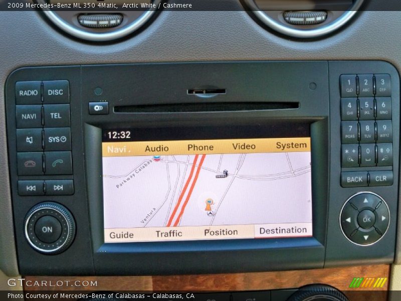 Arctic White / Cashmere 2009 Mercedes-Benz ML 350 4Matic