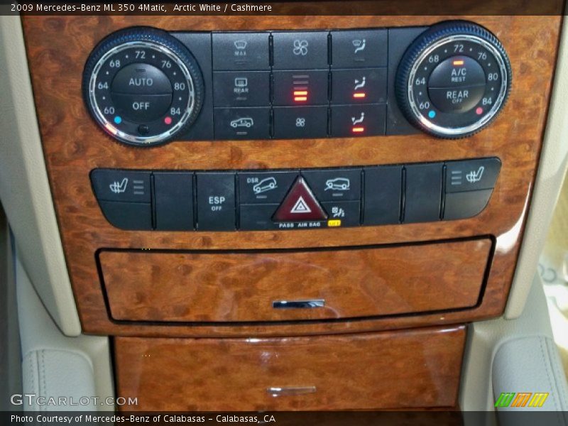 Arctic White / Cashmere 2009 Mercedes-Benz ML 350 4Matic