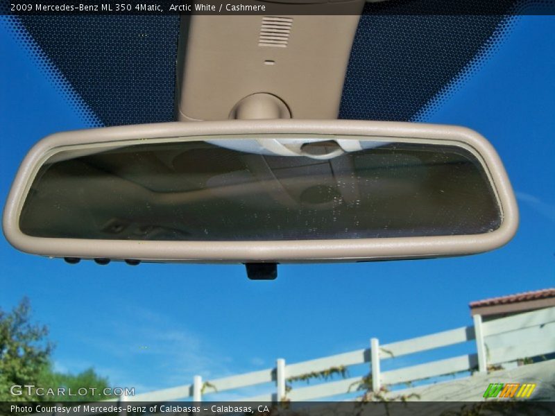 Arctic White / Cashmere 2009 Mercedes-Benz ML 350 4Matic