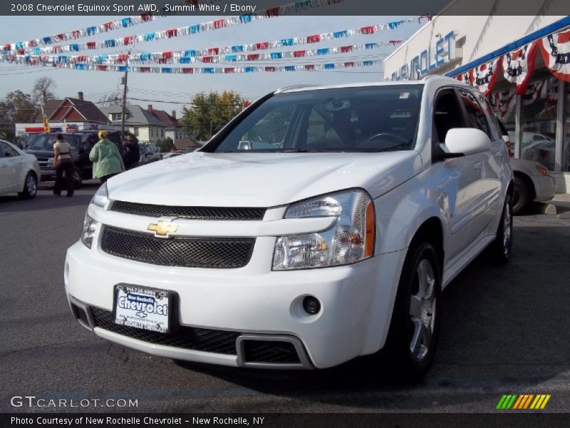 Summit White / Ebony 2008 Chevrolet Equinox Sport AWD