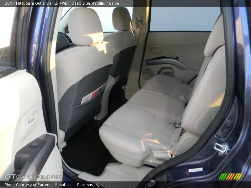 Deep Blue Metallic / Beige 2007 Mitsubishi Outlander LS 4WD