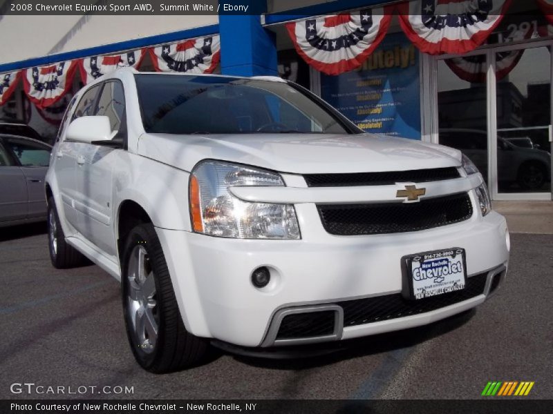 Summit White / Ebony 2008 Chevrolet Equinox Sport AWD