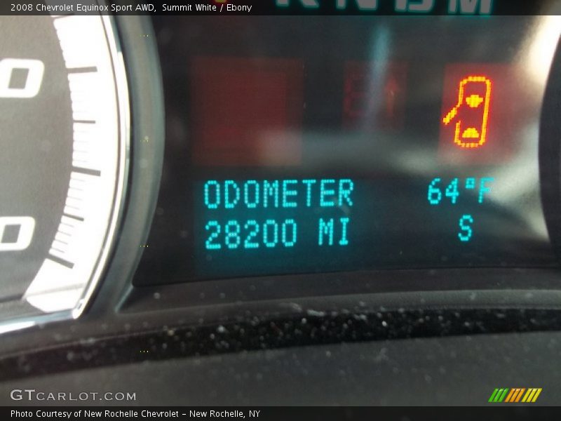 Summit White / Ebony 2008 Chevrolet Equinox Sport AWD