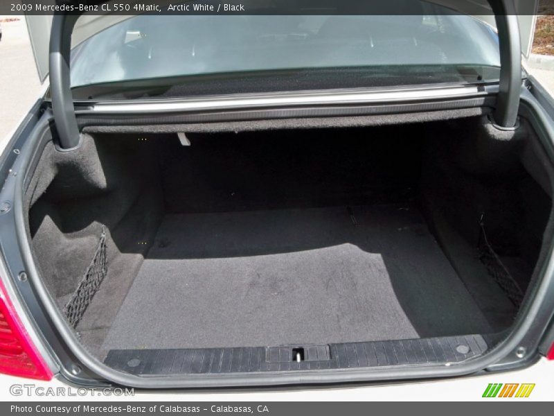 Arctic White / Black 2009 Mercedes-Benz CL 550 4Matic