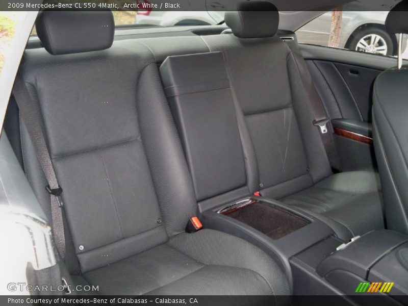 Arctic White / Black 2009 Mercedes-Benz CL 550 4Matic