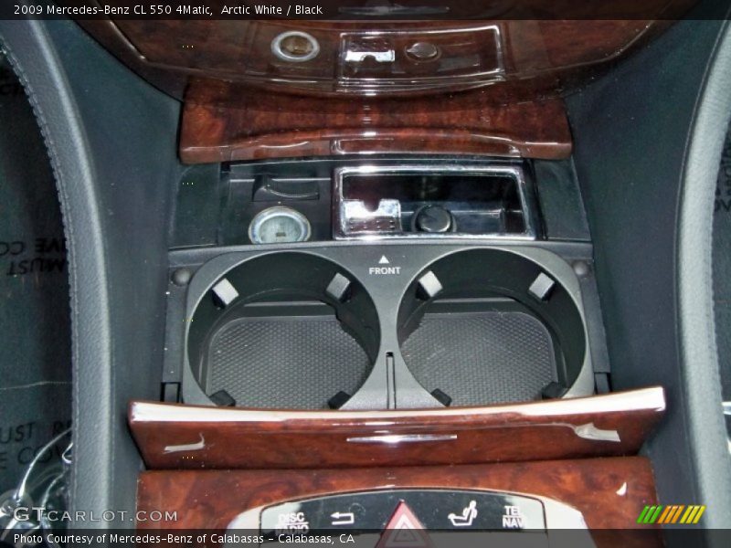 Arctic White / Black 2009 Mercedes-Benz CL 550 4Matic