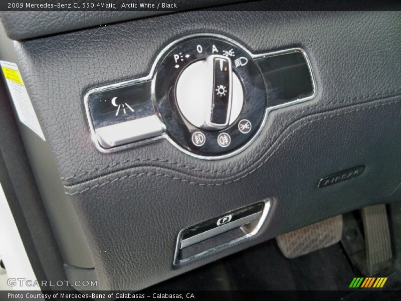 Controls of 2009 CL 550 4Matic