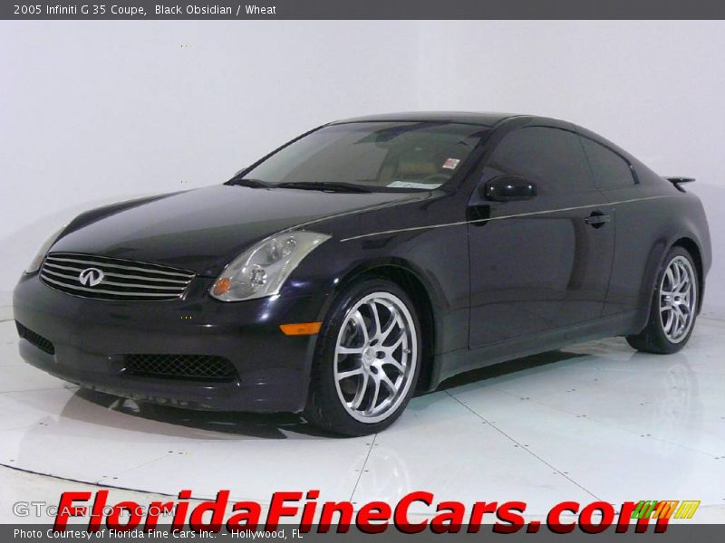 Black Obsidian / Wheat 2005 Infiniti G 35 Coupe