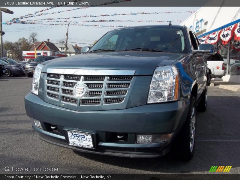 Blue Chip / Ebony 2008 Cadillac Escalade AWD
