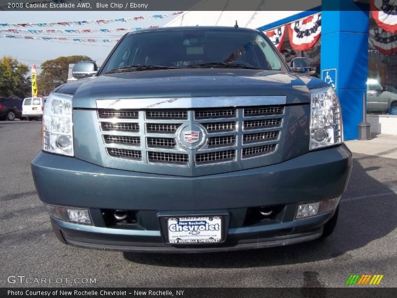 Blue Chip / Ebony 2008 Cadillac Escalade AWD