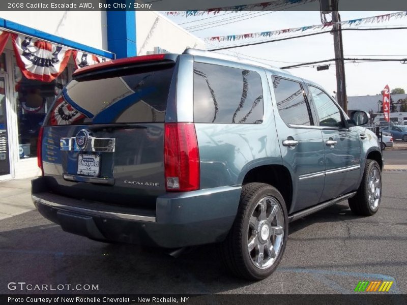 Blue Chip / Ebony 2008 Cadillac Escalade AWD