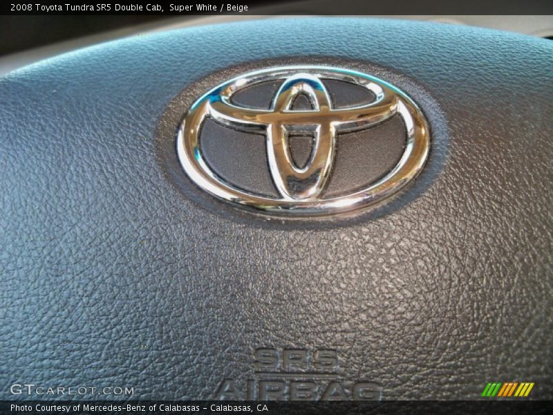 Super White / Beige 2008 Toyota Tundra SR5 Double Cab