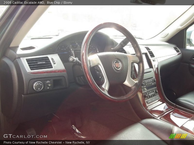 Blue Chip / Ebony 2008 Cadillac Escalade AWD