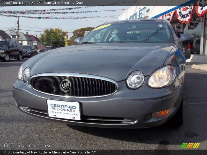 Stone Gray Metallic / Gray 2007 Buick LaCrosse CX