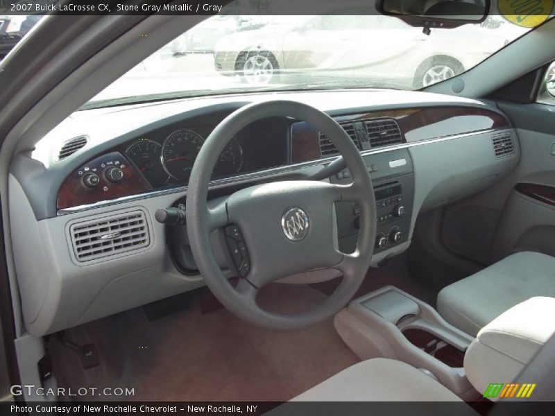 Stone Gray Metallic / Gray 2007 Buick LaCrosse CX