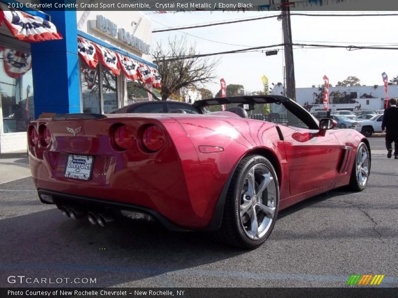 Crystal Red Metallic / Ebony Black 2010 Chevrolet Corvette Grand Sport Convertible