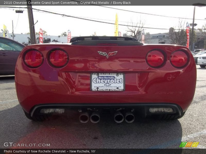 Crystal Red Metallic / Ebony Black 2010 Chevrolet Corvette Grand Sport Convertible