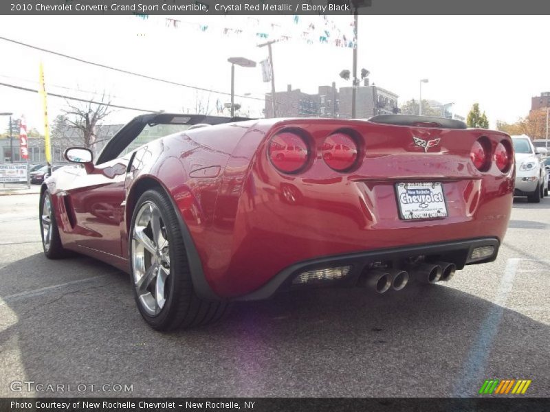 Crystal Red Metallic / Ebony Black 2010 Chevrolet Corvette Grand Sport Convertible