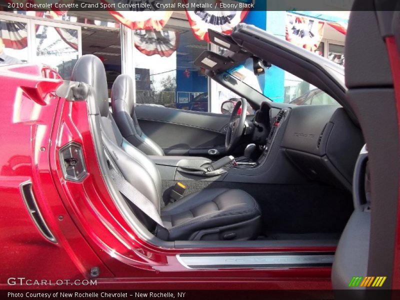 Crystal Red Metallic / Ebony Black 2010 Chevrolet Corvette Grand Sport Convertible