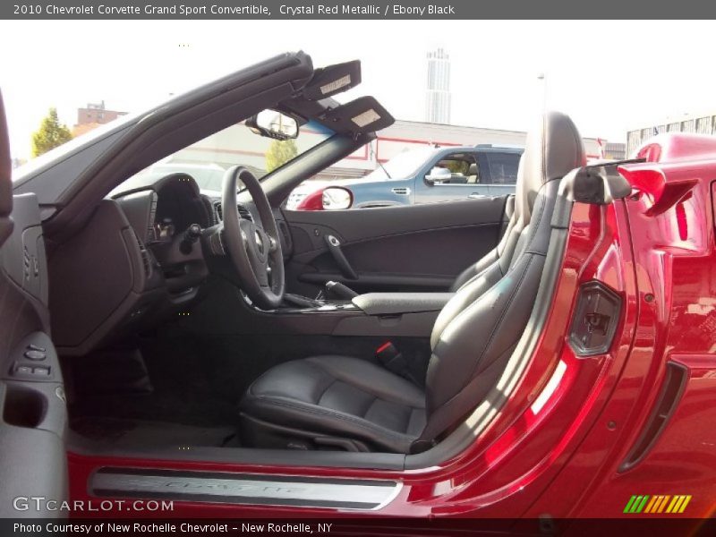  2010 Corvette Grand Sport Convertible Ebony Black Interior