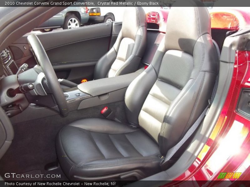  2010 Corvette Grand Sport Convertible Ebony Black Interior