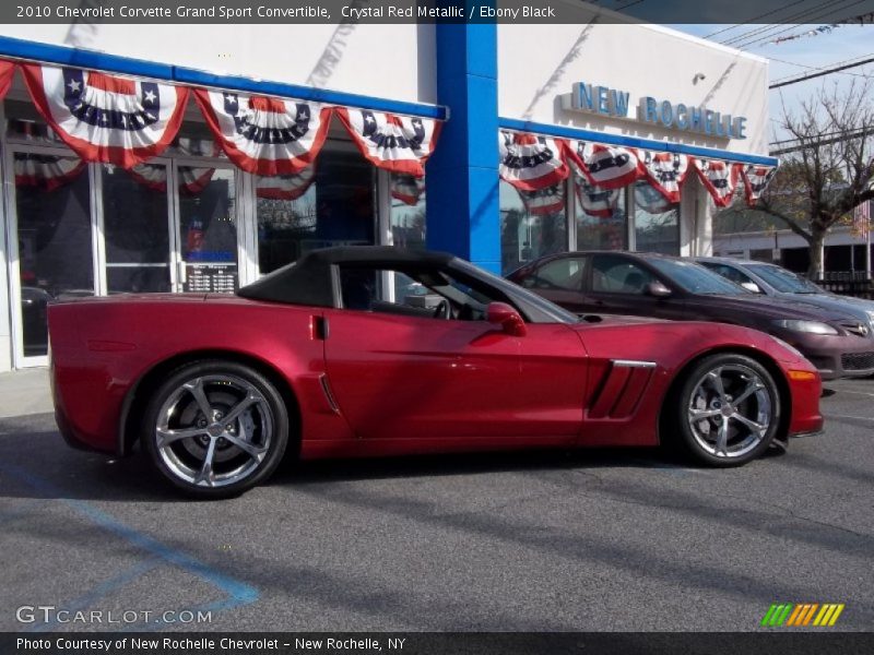 Crystal Red Metallic / Ebony Black 2010 Chevrolet Corvette Grand Sport Convertible