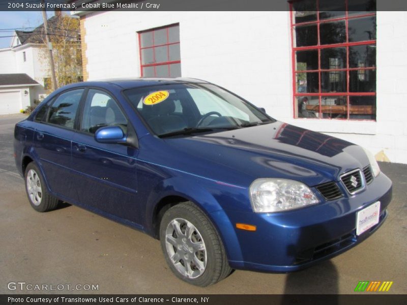 Cobalt Blue Metallic / Gray 2004 Suzuki Forenza S