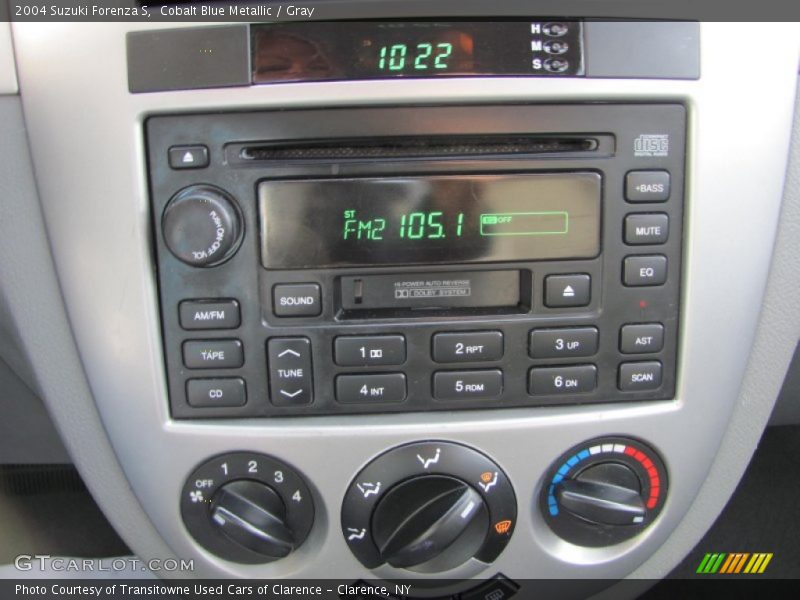 Cobalt Blue Metallic / Gray 2004 Suzuki Forenza S