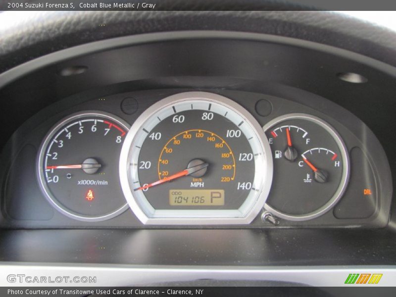 Cobalt Blue Metallic / Gray 2004 Suzuki Forenza S
