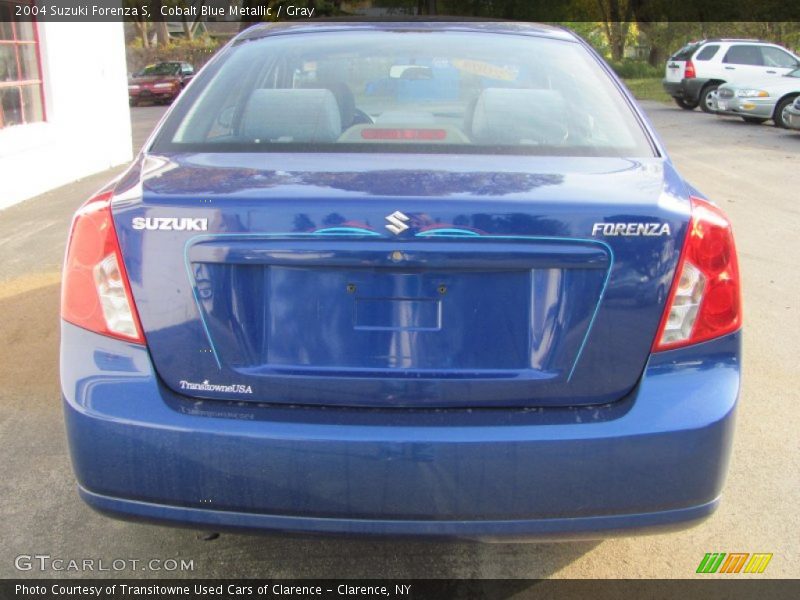 Cobalt Blue Metallic / Gray 2004 Suzuki Forenza S