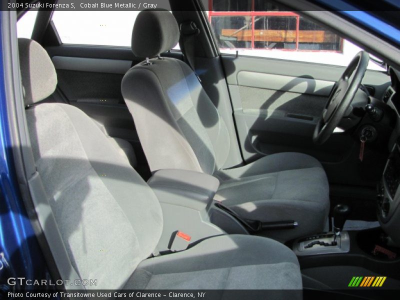 Cobalt Blue Metallic / Gray 2004 Suzuki Forenza S