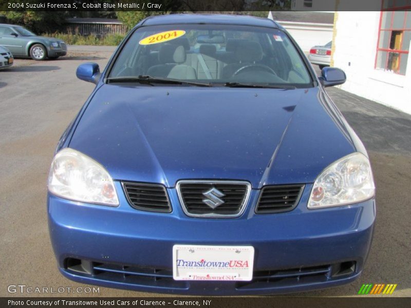 Cobalt Blue Metallic / Gray 2004 Suzuki Forenza S