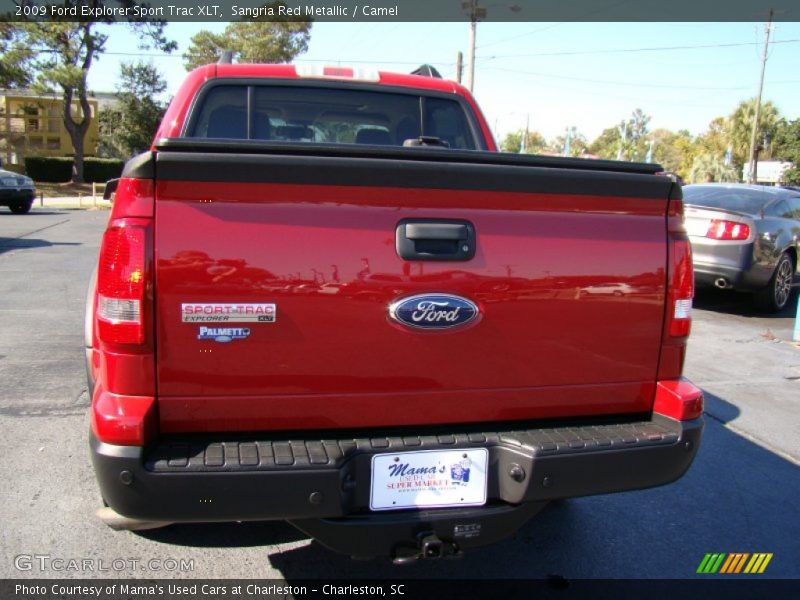 Sangria Red Metallic / Camel 2009 Ford Explorer Sport Trac XLT