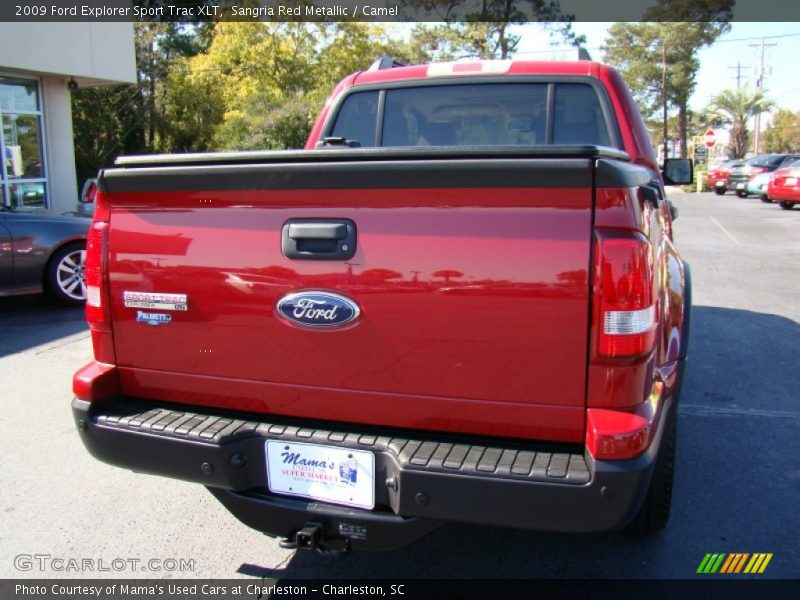 Sangria Red Metallic / Camel 2009 Ford Explorer Sport Trac XLT