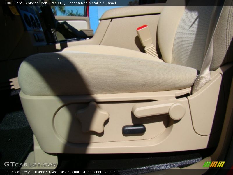 Sangria Red Metallic / Camel 2009 Ford Explorer Sport Trac XLT