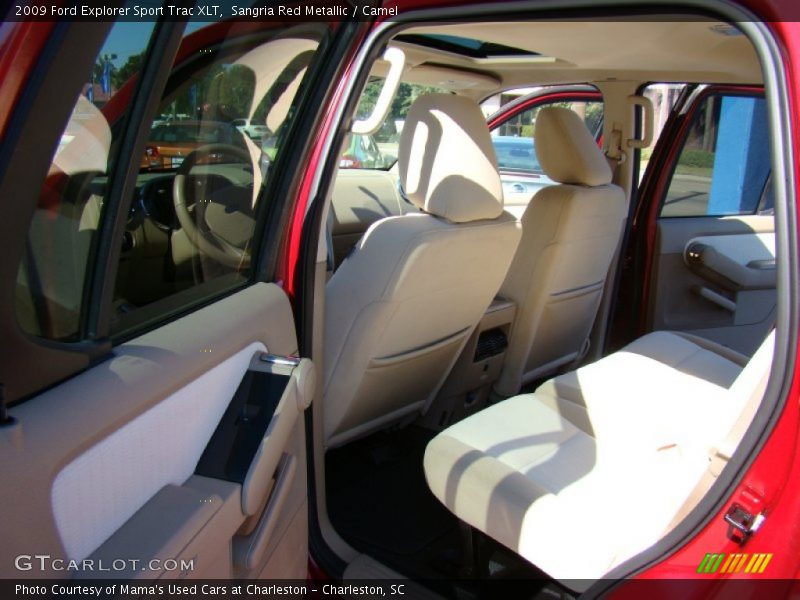 Sangria Red Metallic / Camel 2009 Ford Explorer Sport Trac XLT