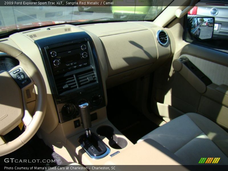 Sangria Red Metallic / Camel 2009 Ford Explorer Sport Trac XLT