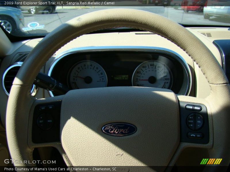 Sangria Red Metallic / Camel 2009 Ford Explorer Sport Trac XLT