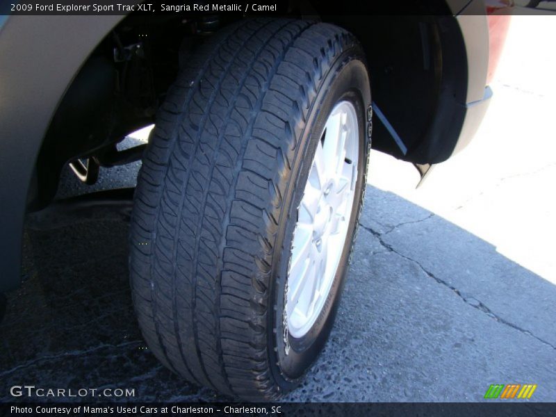 Sangria Red Metallic / Camel 2009 Ford Explorer Sport Trac XLT