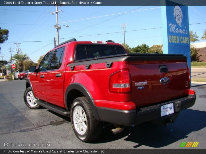 Sangria Red Metallic / Camel 2009 Ford Explorer Sport Trac XLT