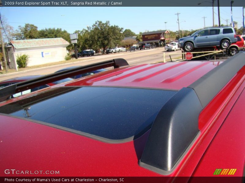 Sangria Red Metallic / Camel 2009 Ford Explorer Sport Trac XLT