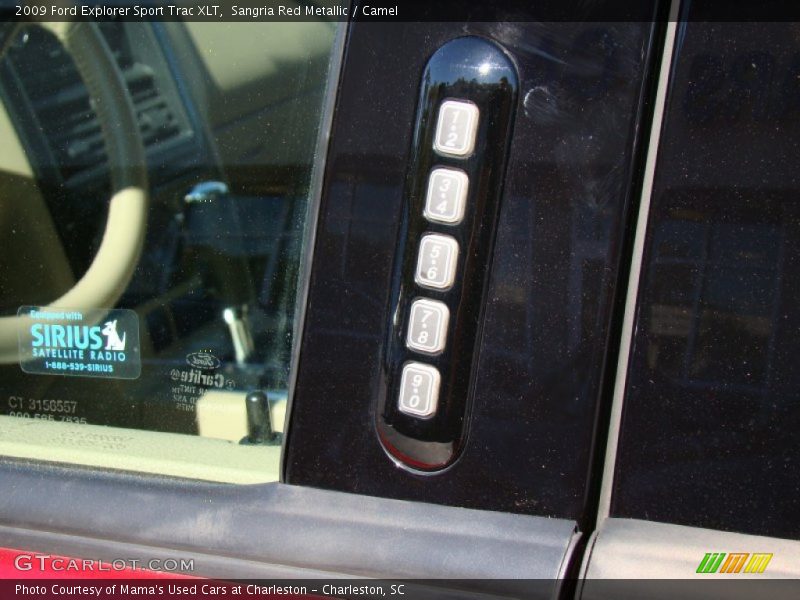 Sangria Red Metallic / Camel 2009 Ford Explorer Sport Trac XLT